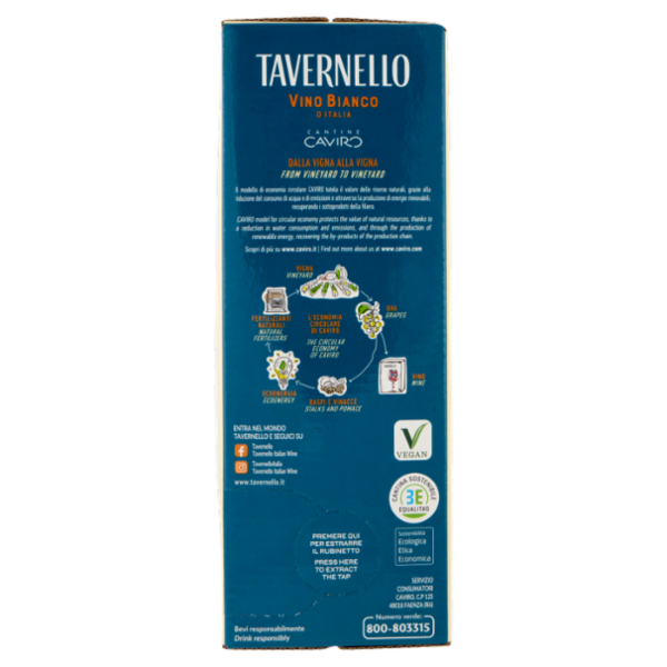 Tavernello Vino Bianco d'Italia 3 L