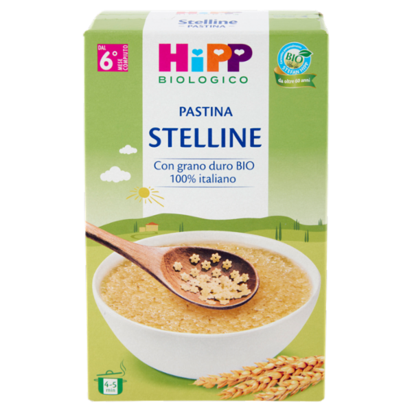 HiPP Biologico Pastina Stelline 320 g