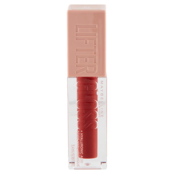 Maybelline New York Lifter Gloss, Lucidalabbra con acido ialuronico, Rust (016), 5,4 ml