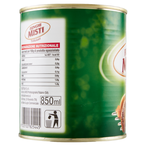 Sù Funghi Misti Trifolati in Olio di Semi di Girasole 780 g