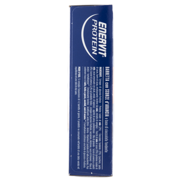 Enervit Protein 100% Vegetale Protein Snack Barretta con Scorze d'Arancia 8 x 25 g