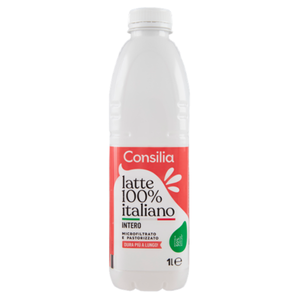 Consilia Latte Microfiltrato Intero 100% Italiano 1 L