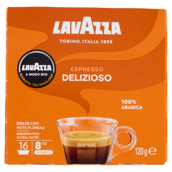 Lavazza A Modo Mio Espresso Delizioso 16 Capsule 120 g