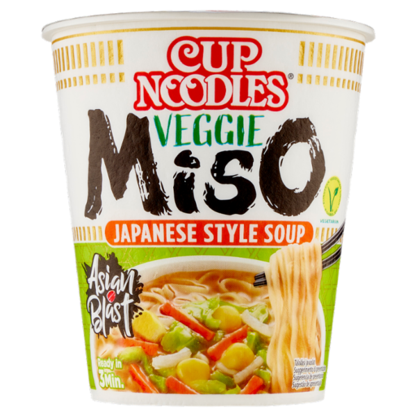 Nissin Cup Noodles Veggie Miso 67 g