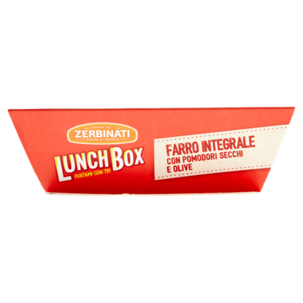 Zerbinati Lunch Box Farro Integrale con Pomodori Secchi e Olive 200 g