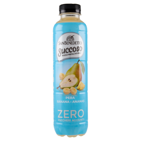 San Benedetto Succoso Zero Pera Banana Ananas 0,40 L