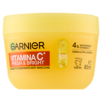 Garnier Vitamina C* Fresh & Bright Sorbetto Idratante Anti-Macchie 85 Ml