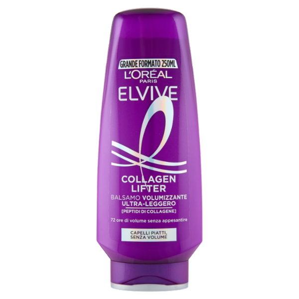 Elvive Collagen Lifter Balsamo Volumizzante Ultra-Leggero, per Capelli Senza Volume 250 ml