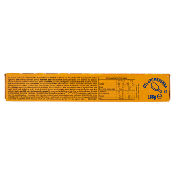 Sammontana Gelatomerenda Plasmon 4 x 47 g