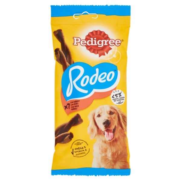 Pedigree Rodeo Snack Cane x7 con Manzo 123 g