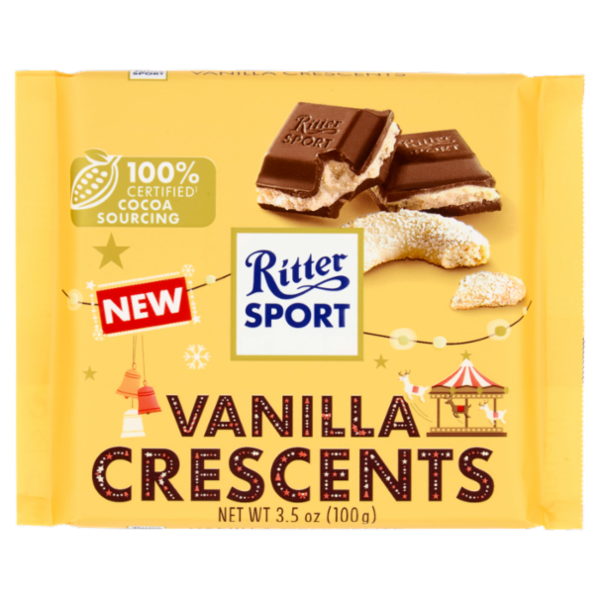 Ritter Sport Vanilla Crescents 100 g