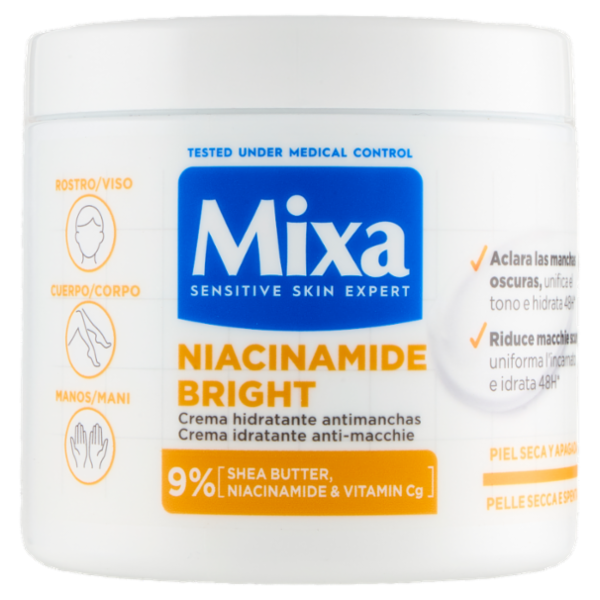 Mixa Niacinamide Bright Crema idratante anti-macchie 400 ml