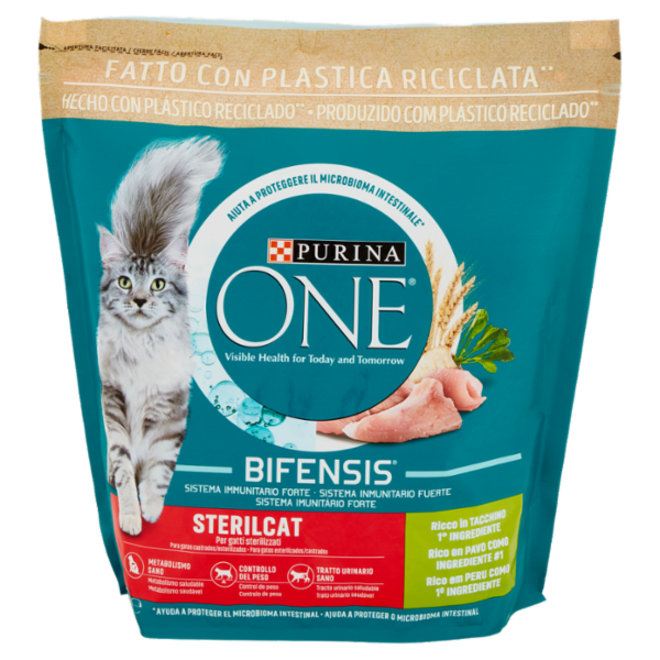 PURINA ONE Bifensis Sterilcat Tacchino e Frumento 1,5kg