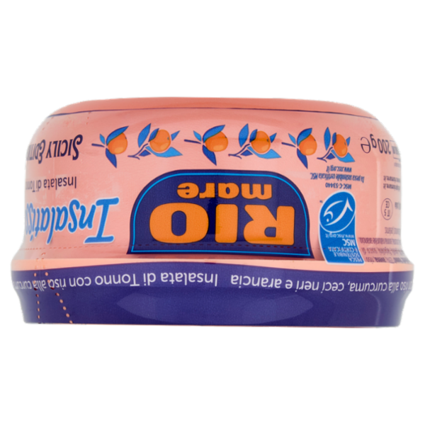 Rio mare Insalatissime Insalata di Tonno Sicily Edition con riso alla curcuma,ceci neri,arancia 200g