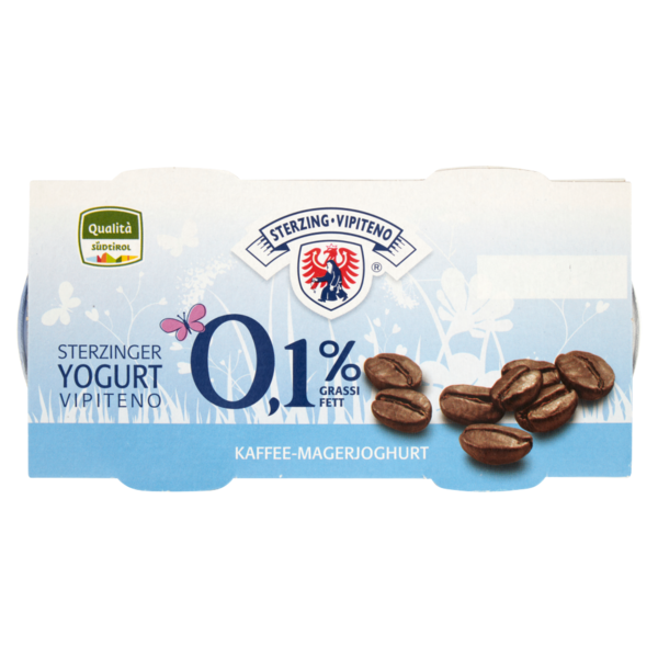 Sterzing Vipiteno 0,1% Grassi Yogurt Magro al Caffè 2 x 125 g