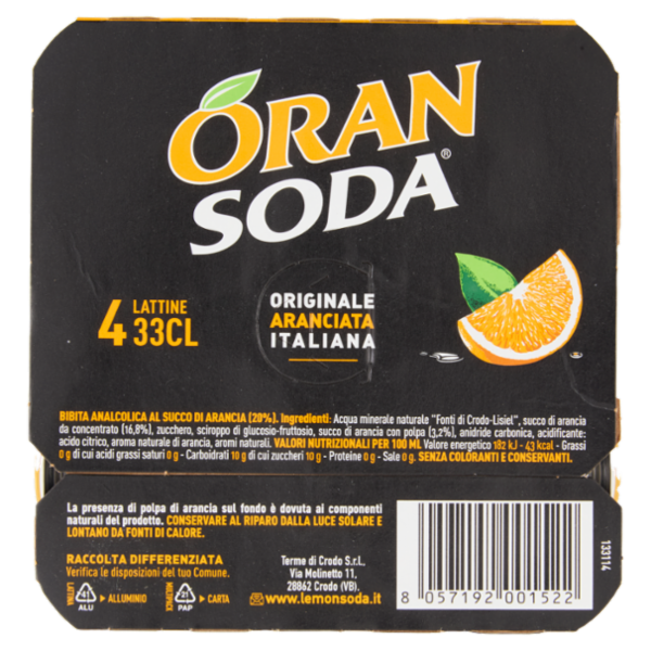 Oransoda 4 x 33 cl