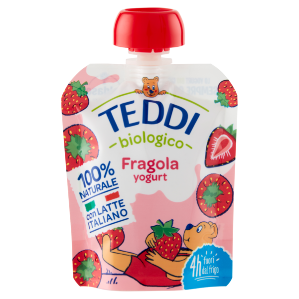 Teddi biologico Fragola yogurt 85 g