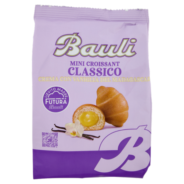 Bauli Mini Croissant Classico Crema con Vaniglia del Madagascar 75 g