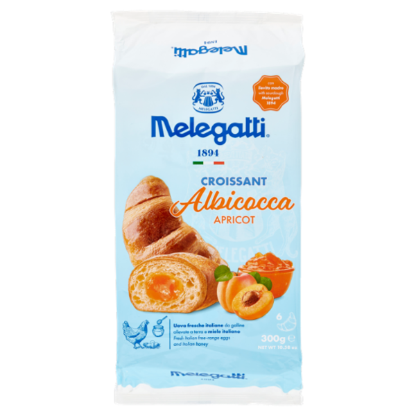 Melegatti 1894 Croissant Albicocca 6 x 50 g