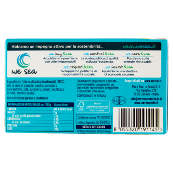 Mare Aperto Totano alla Marinara 115 g