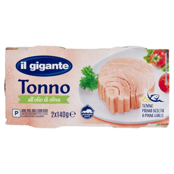 IL GIGANTE Tonno all'olio di oliva 2 x 140 g