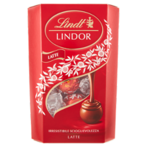 Lindt Lindor cioccolatini al latte scatola regalo San Valentino g 96