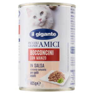 IL GIGANTE Piccoli Grandi Amici Bocconcini Con Manzo In Salsa 405 g