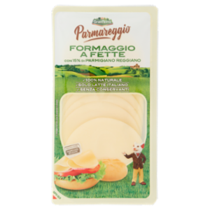 Parmareggio Formaggio a Fette Con 15% Di Parmigiano Reggiano 120 g