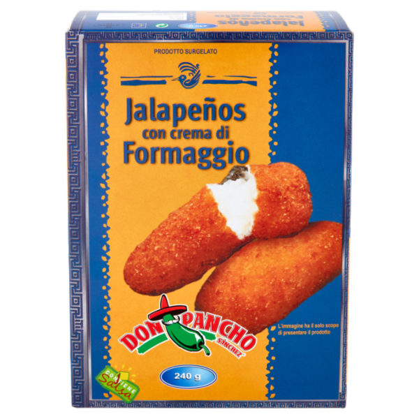 Don Pancho Sanchez Jalapeños con crema di Formaggio 240 g