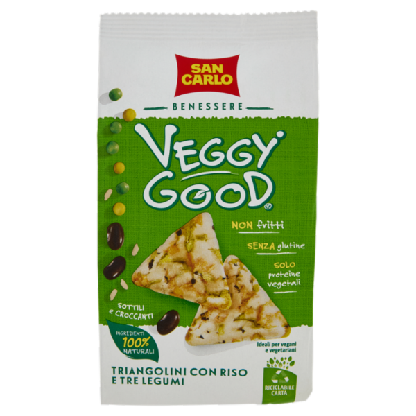 San Carlo Benessere Veggy Good Triangolini con Riso e Tre Legumi 65 g