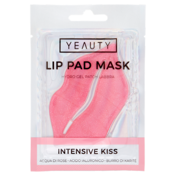 Yeauty Lip Pad Mask Hydro Gel Patch Labbra Intensive Kiss 1 pz