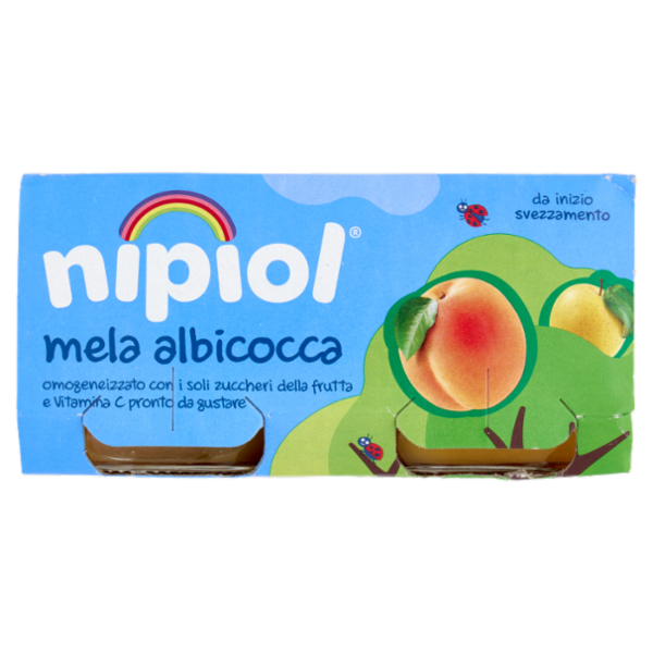 nipiol mela albicocca omogeneizzato 2 x 80 g
