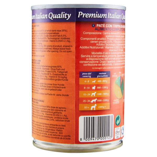 Special Dog Patè con Trippa di Agnello 400 g