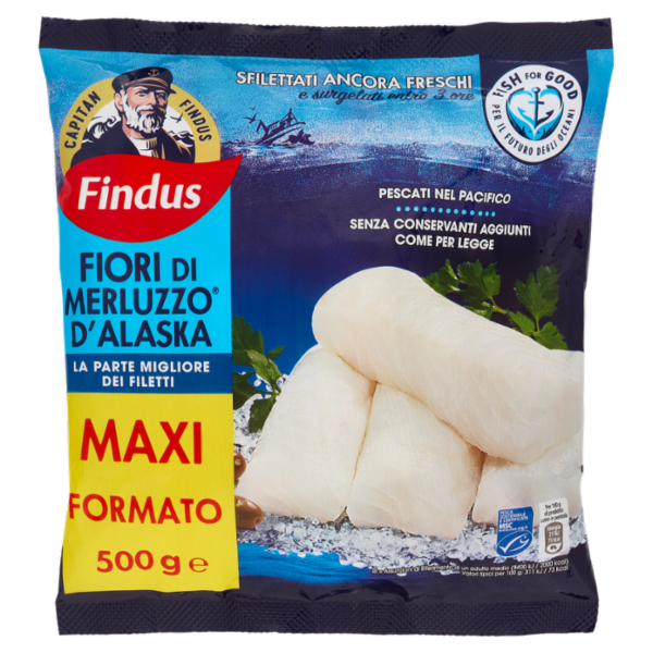 Capitan Findus Fiori di Merluzzo D'Alaska 500 g
