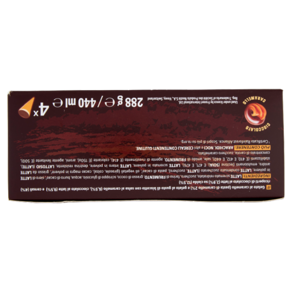 LION Cono Cioccolato & Caramello 4x72g