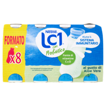 NESTLÉ LC1 Con Probiotico Al Gusto Di Aloe Vera 8x90g
