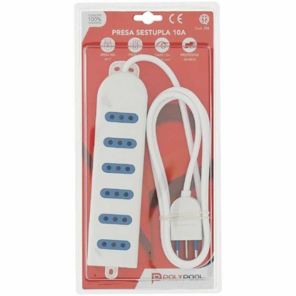 Poly Pool Presa Sestupla 10A