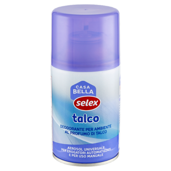 Selex Casa Bella Deodorante Ambiente per Erogatore Automatizzato Ricarica Talco 250 ml