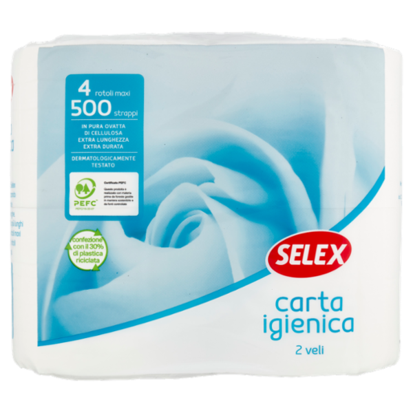 Selex Casa Bella Carta Igienica 2 Veli 4 Rotoloni