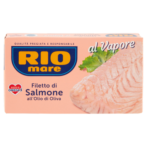 Rio mare Filetto di Salmone all'Olio di Oliva al Vapore 150 g