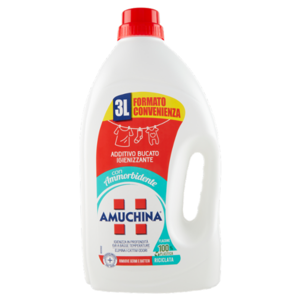Amuchina Additivo Bucato Igienizzante con Ammorbidente 3 L