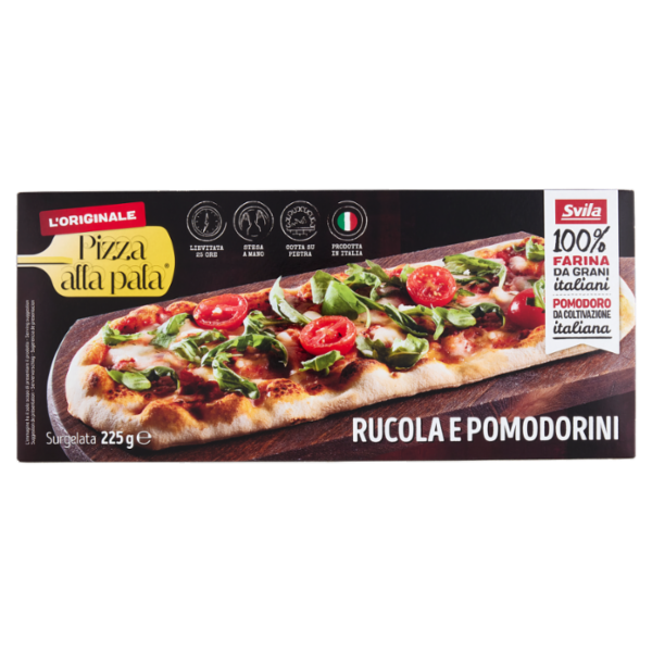 Pizza alla pala Rucola e Pomodorini Surgelata 225 g