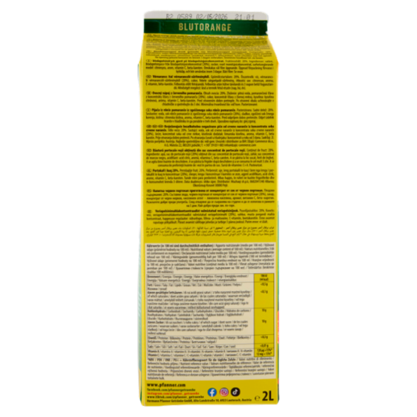 Pfanner Arancia Rossa 2 L