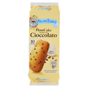Mulino Bianco Plumcake Merenda Con Yogurt Italiano e Gocce Di Cioccolato 10 Pezzi 350g