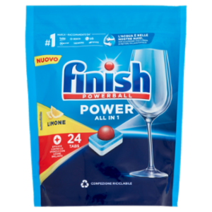 Finish Power All In One Le Pastiglie Lavastoviglie 24 Lavaggi 384 Gr