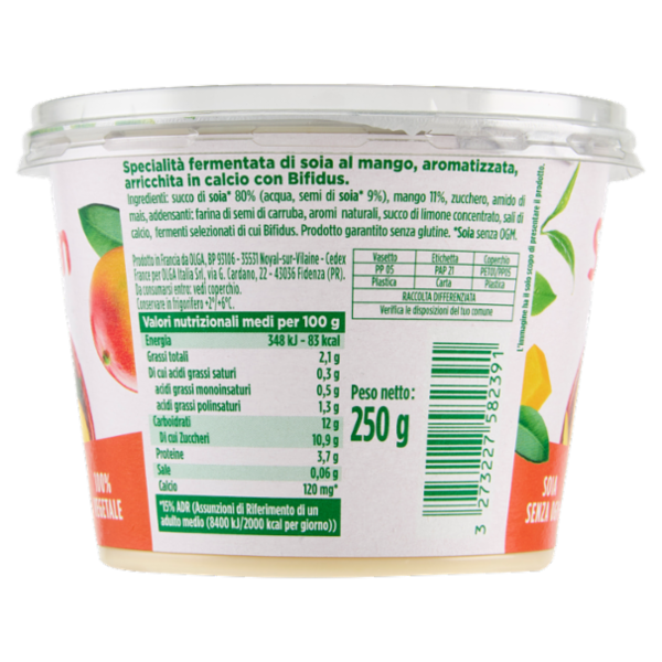 Sojasun Bifidus Mango 250 g