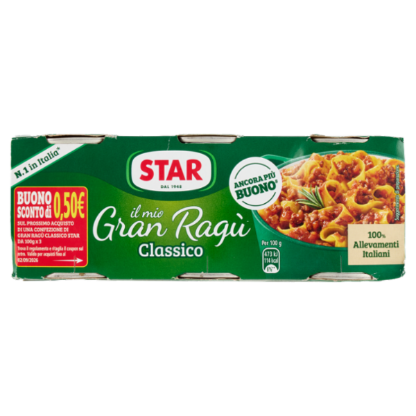 Star il mio Gran Ragù Classico 3 x 100 g