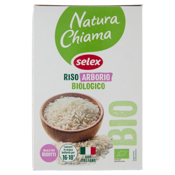 Selex Natura Chiama Riso Arborio Biologico 500 g