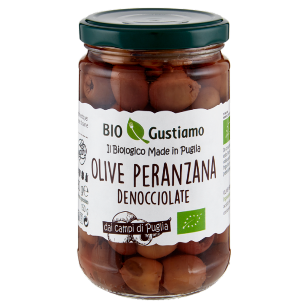 Bio Gustiamo Olive Peranzana Denocciolate 280 g