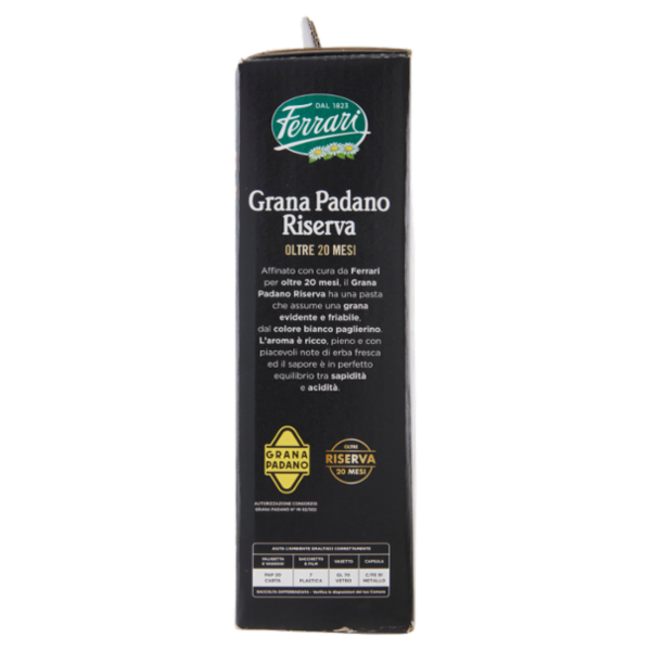 Ferrari Grana Padano DOP Riserva Oltre 20 Mesi 250g con Confettura Extra di Fichi bio
